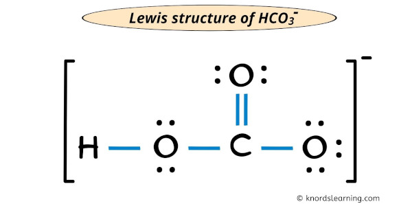 HCO3- Lewis structure