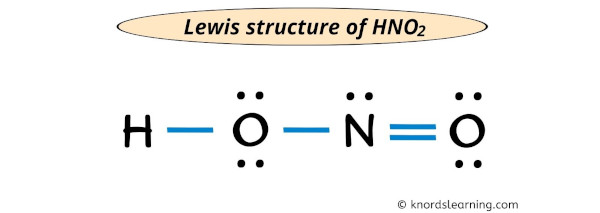 HNO2 Lewis structure