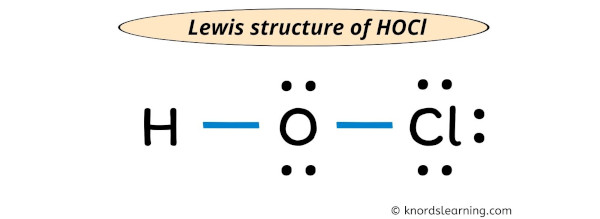 HOCl Lewis structure