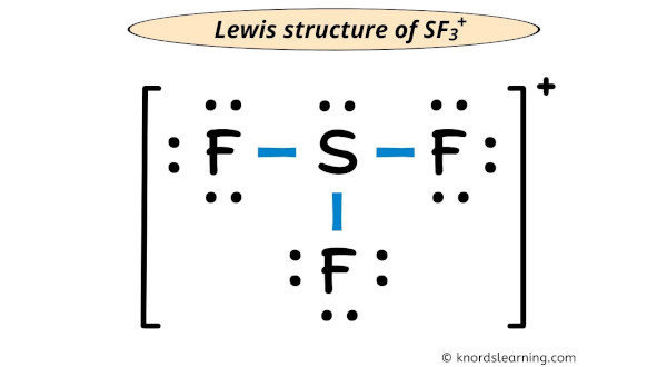SF3+ Lewis structure