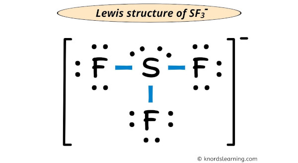 SF3- Lewis structure