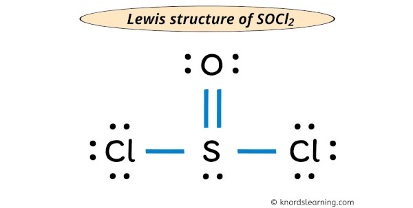 SOCl2 Lewis structure