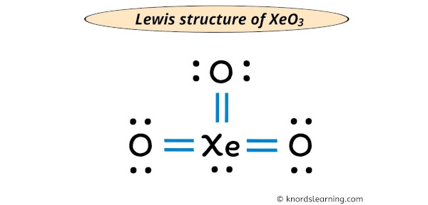 XeO3 Lewis structure