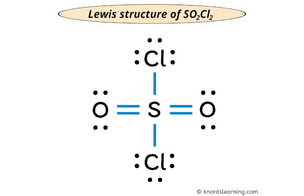 SO2Cl2 lewis structure