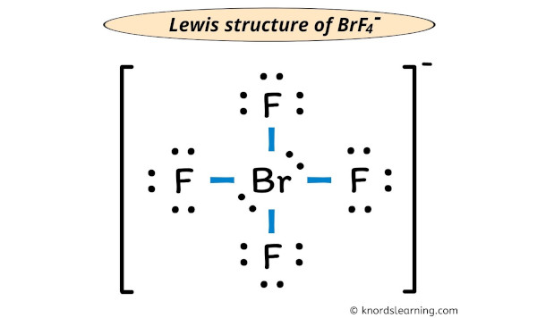 brf4- lewis structure