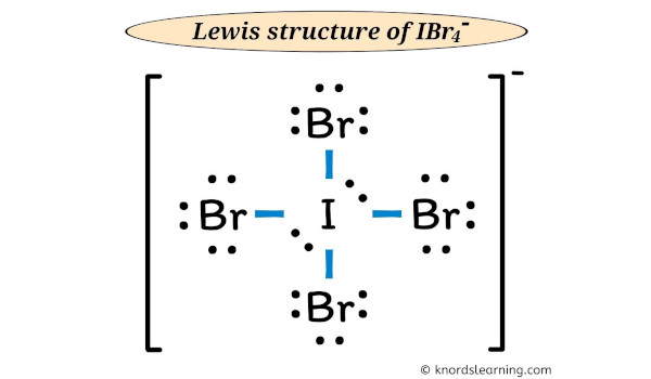 ibr4- lewis structure