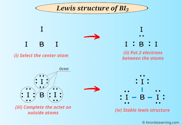 Lewis Structure of BI3