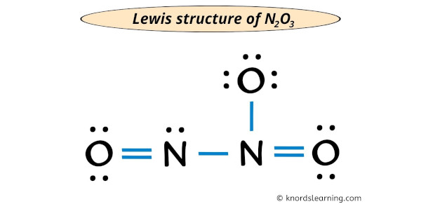 n2o3 lewis structure