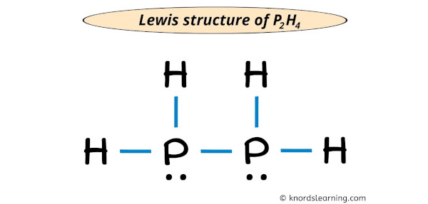 p2h4 lewis structure