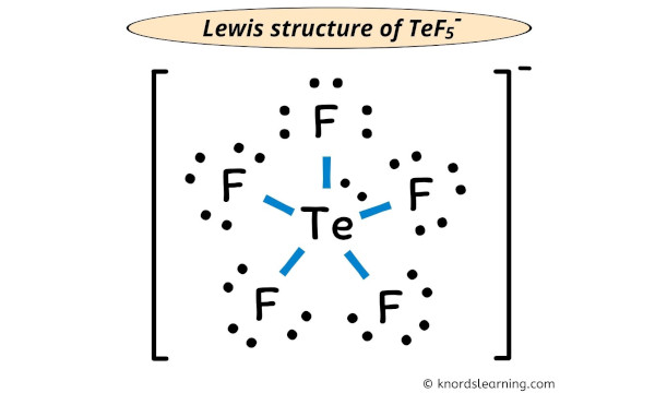 tef5- lewis structure