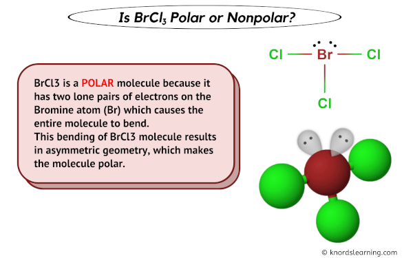 Is BrCl3 Polar or Nonpolar