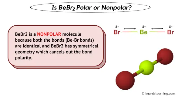 Is BeBr2 Polar or Nonpolar