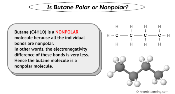 Is Butane polar or nonpolar