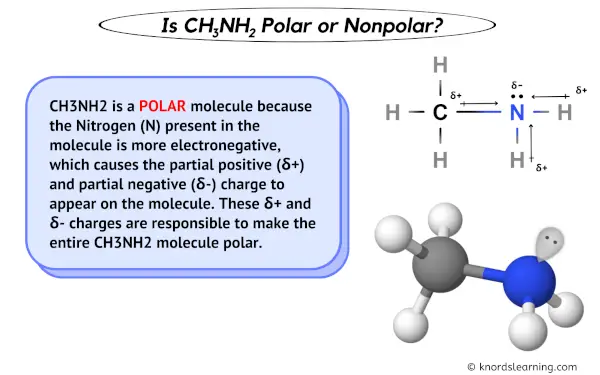 Is CH3NH2 Polar or Nonpolar