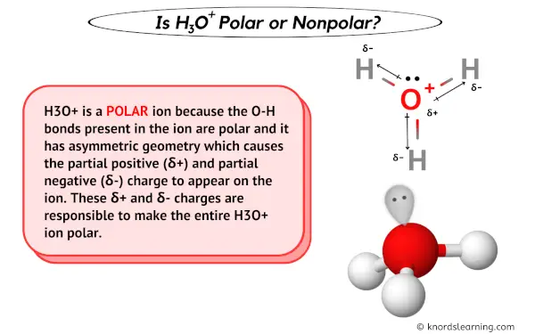 Is H3O+ Polar or Nonpolar