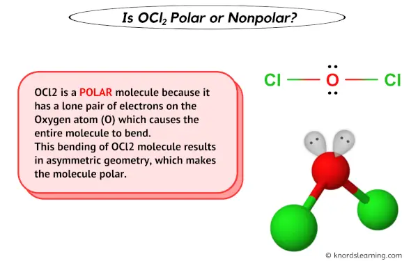 Is OCl2 Polar or Nonpolar
