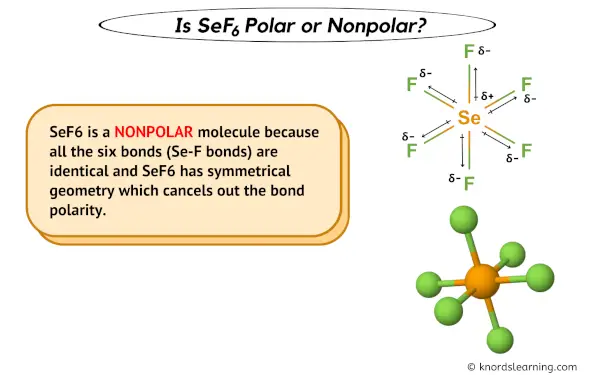 Is SeF6 Polar or Nonpolar