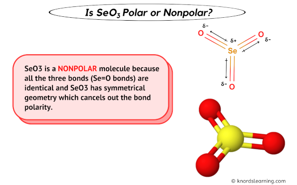 Is SeO3 Polar or Nonpolar
