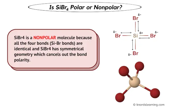 Is SiBr4 Polar or Nonpolar