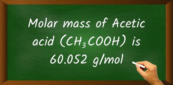 Acetic acid (CH3COOH) Molar Mass