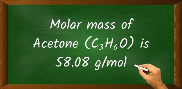 Acetone Molar Mass