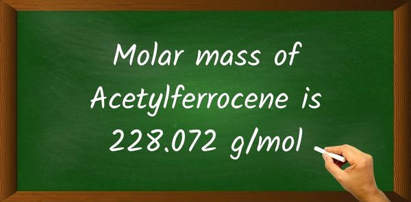 Acetylferrocene (C12H12FeO) Molar Mass