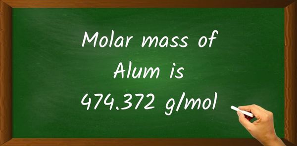 Alum Molar Mass
