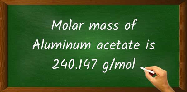Aluminum acetate Molar Mass