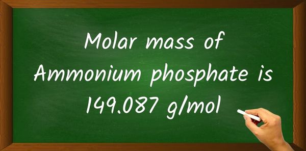 Ammonium phosphate Molar Mass