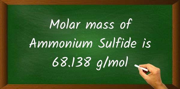 Ammonium Sulfide [(NH4)2S] Molar Mass