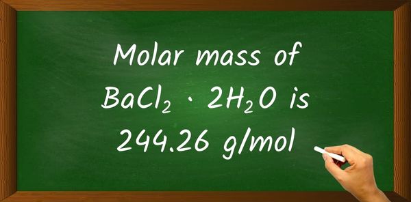 BaCl2 · 2H2O Molar Mass