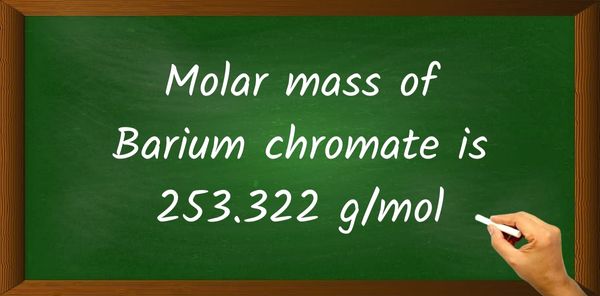 BaCrO4 (Barium chromate) Molar Mass