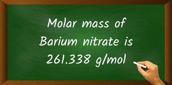 Barium nitrate [Ba(NO3)2] Molar Mass