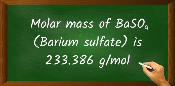 BaSO4 (Barium sulfate) Molar Mass