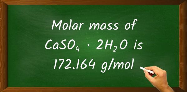 CaSO4 · 2H2O Molar Mass
