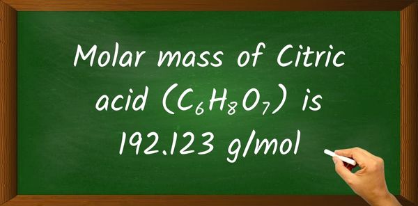 Citric acid Molar Mass