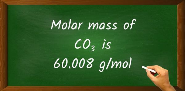 CO3 Molar Mass