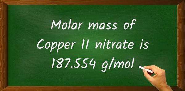 Copper II nitrate [Cu(NO3)2] Molar Mass