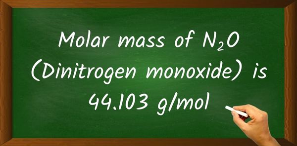 N2O (Dinitrogen monoxide) Molar Mass