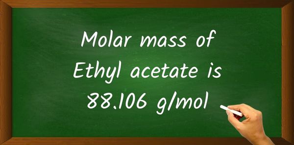 Ethyl acetate (C4H8O2) Molar Mass