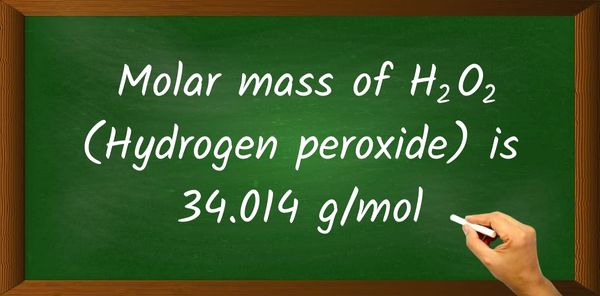 H2O2 (Hydrogen peroxide) Molar Mass