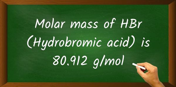 HBr (Hydrobromic acid) Molar Mass