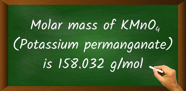 KMnO4 (Potassium permanganate) Molar Mass