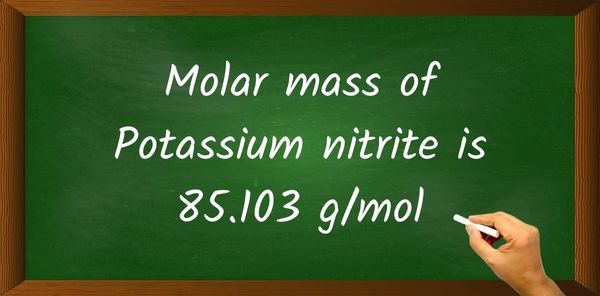KNO2 (Potassium nitrite) Molar Mass
