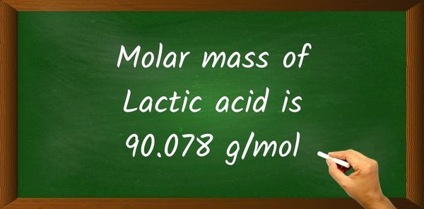 Lactic acid (C3H6O3) Molar Mass