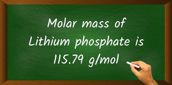 Li3PO4 (Lithium phosphate) Molar Mass