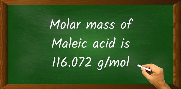 Maleic acid (C4H4O4) Molar Mass