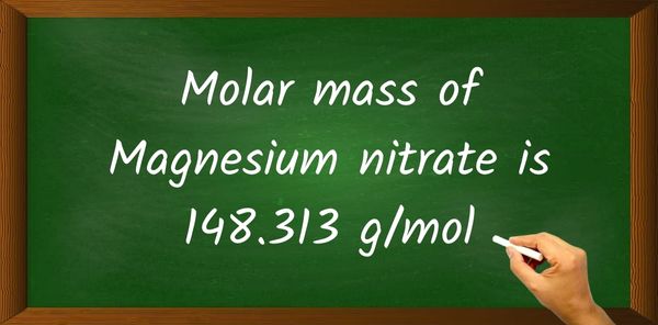Magnesium nitrate [Mg(NO3)2] Molar Mass