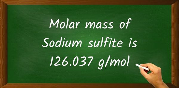 Na2SO3 (Sodium sulfite) Molar Mass