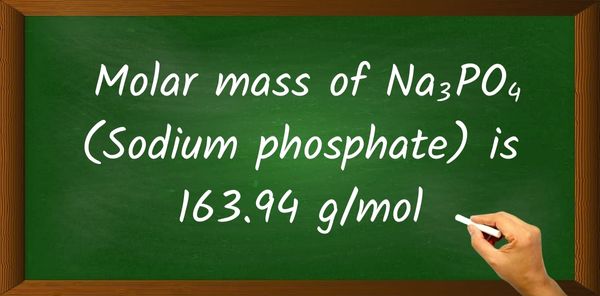 Na3PO4 (Sodium phosphate) Molar Mass
